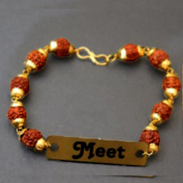 Personalized Name Rudraksh Rakhi - Image 2