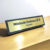 Solvin Art Personalized Gold Acrylic Desk Name Plate Engraved Office